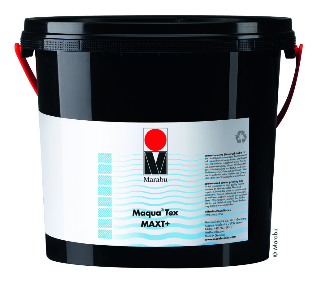 maqua tex maxt+ water based ink for screen printing